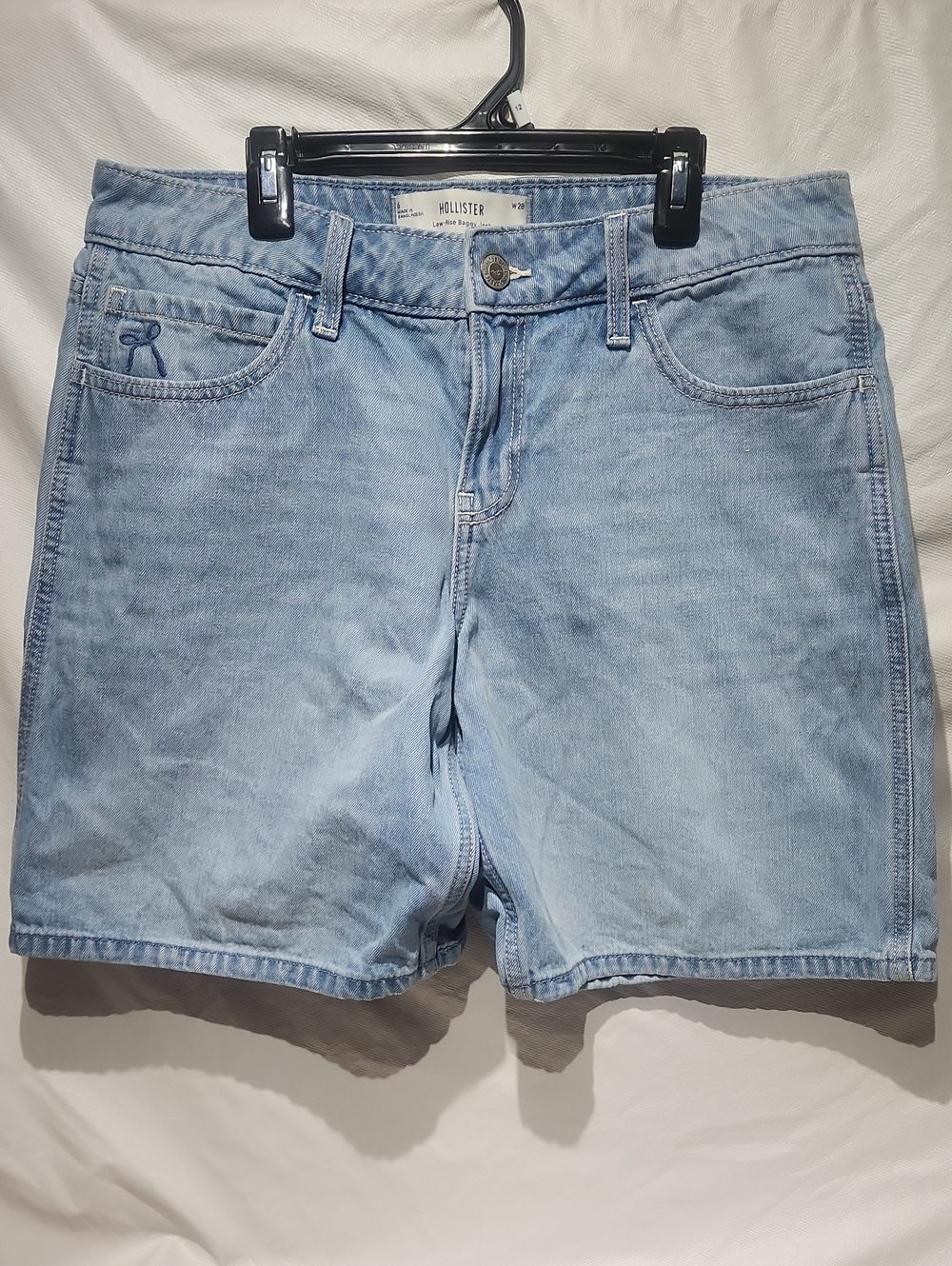 157. Hollister low rise baggy jort w28 sz 6